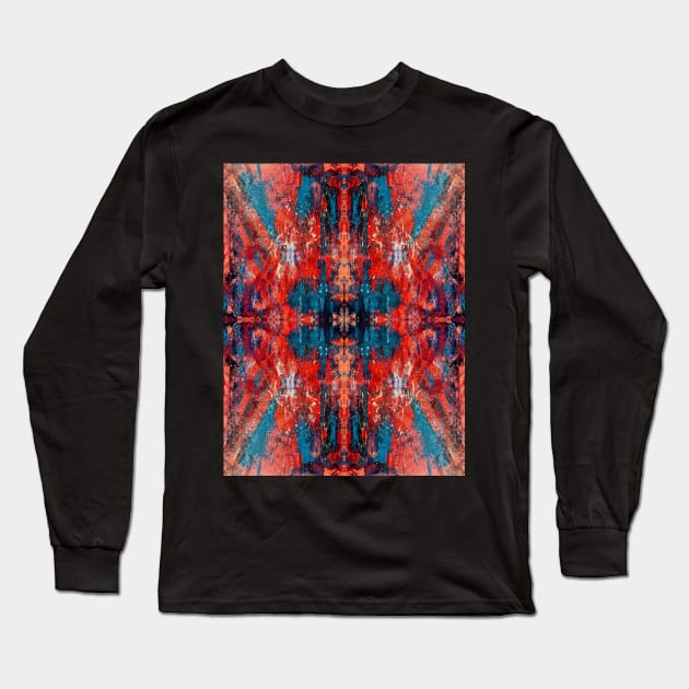 Abstract Long Sleeve T-Shirt by NightserFineArts